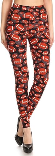 Miniatura 2 de Leggings Depot - Leggings de cintura alta con estampado navideño para mujer (disponible en tallas extragrandes)