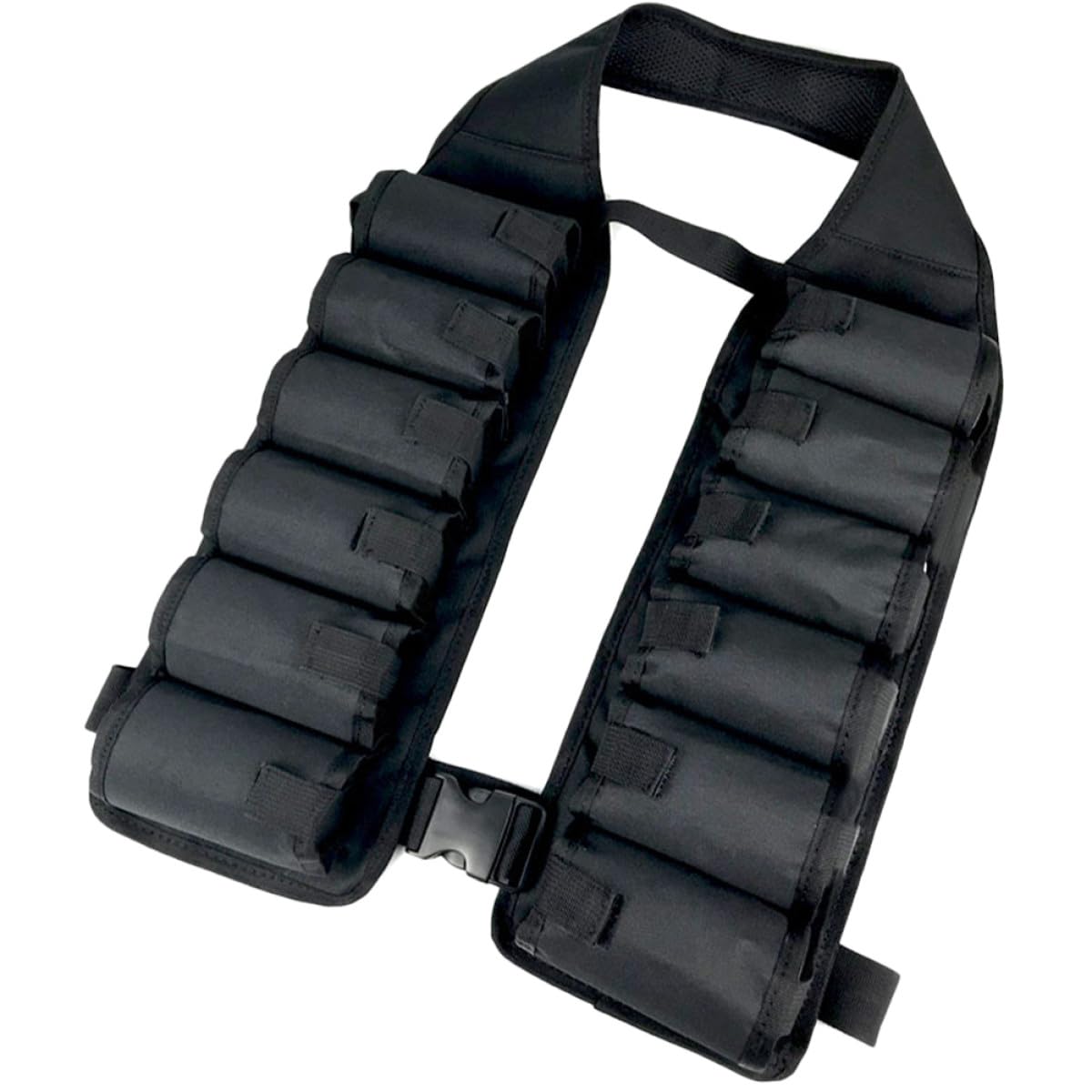Cinturón de Cerveza Ajustable Portátil Negro 12 Compartimentos Soporte para Cinturón de Cerveza para Camping Senderismo Picnic Almacenamiento de Bebidas al Aire Libre