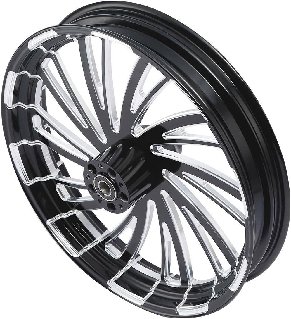 TCMT 26" Front Wheel Rim Dual Disc Flange Wheel Hub Fit For Harley Touring Non-ABS/ABS Models Road King Electra Street Road Glide Ultra Limited 1997-2020