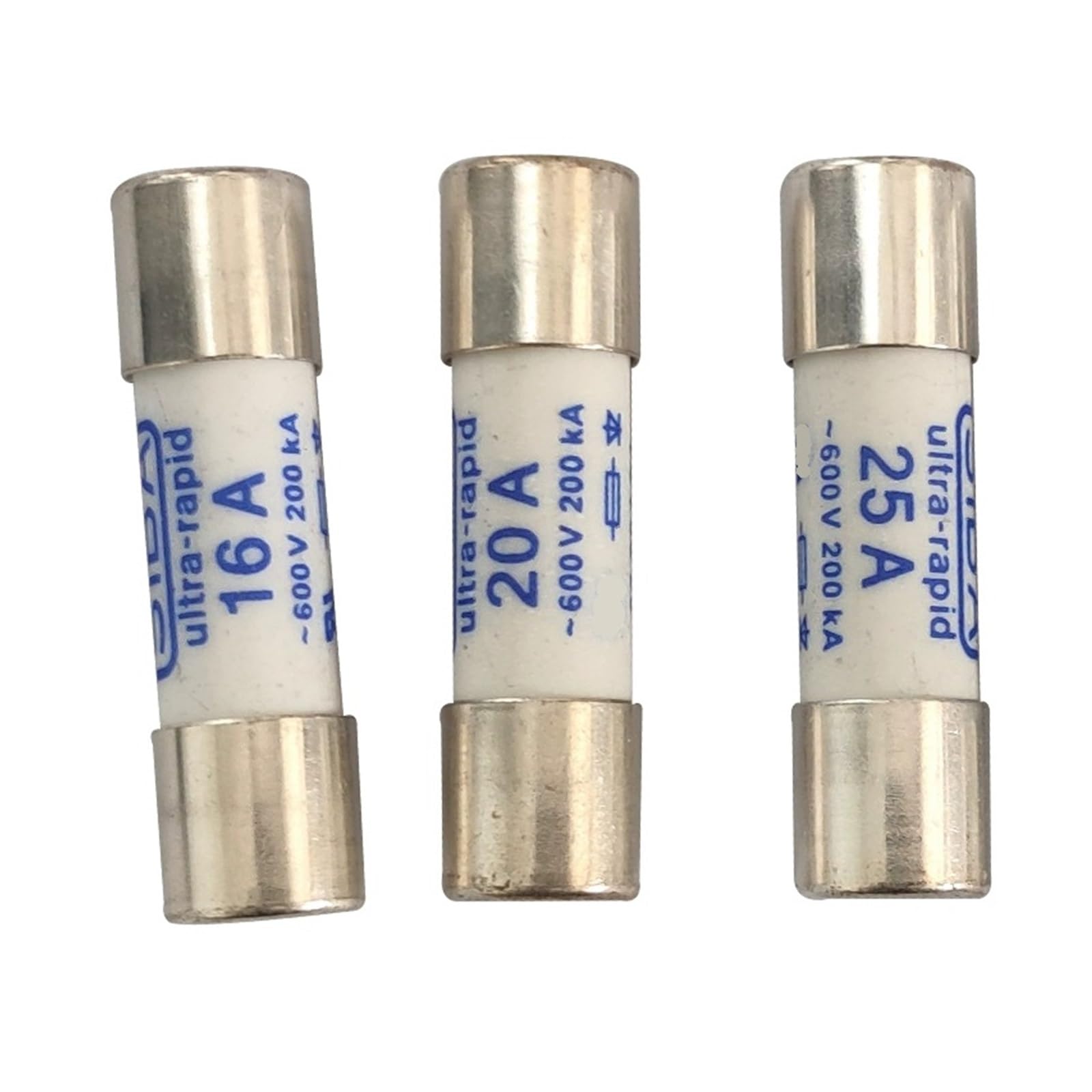 KSZHZYMGX 10pcs Fuse 6003434 4/6/8/10/12/16/20/25/30A 600V 10 * 38(20A)