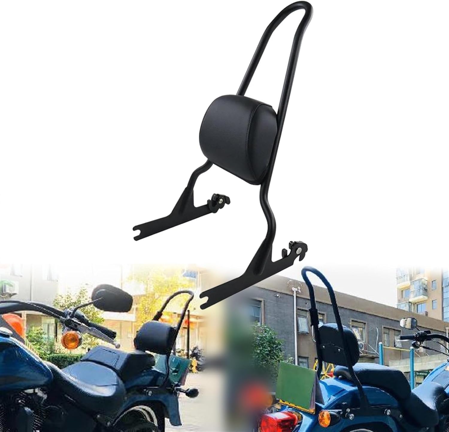 バイクシートバックレスト 変更されたオートバイバックレ