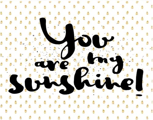 Miniatura 3 de Vinilo de pared de 55.0 x 30.0 in, con inscripción de Sunshine sobre fondo de puntos, diseño retro de texto de sabiduría, impresión de despegar y