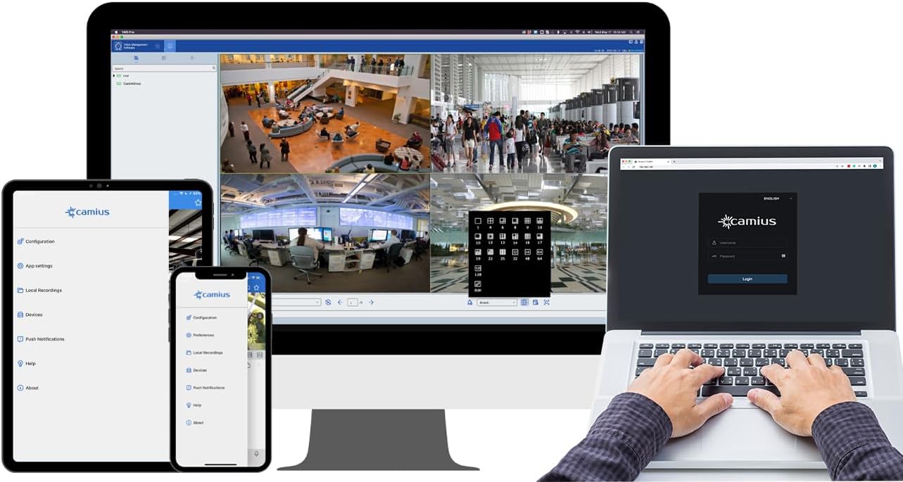 4K 8 Channel Security Camera DVR - CVBS, AHD, CVI, TVI Analog Camera Recorder (+ 4IP Channels) I Business Home Security DVR Only (8 Channel DVR - Without HDD)