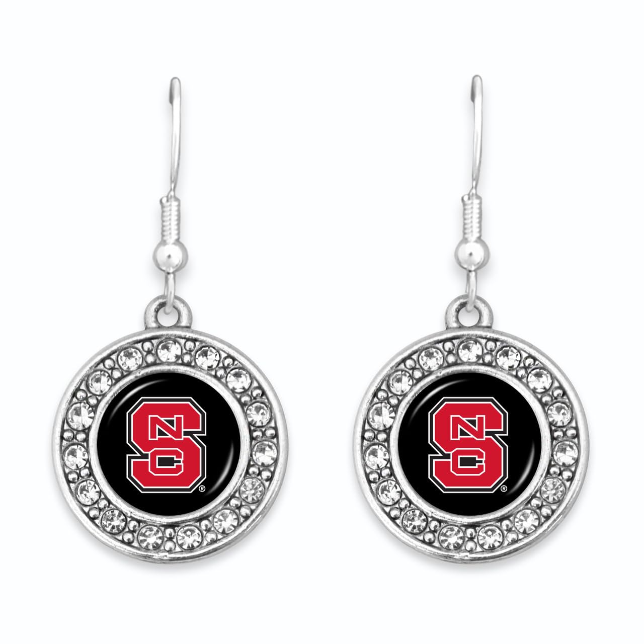 North Carolina State Wolfpack Abby Earrings Jewelry Gift Licensed NC State