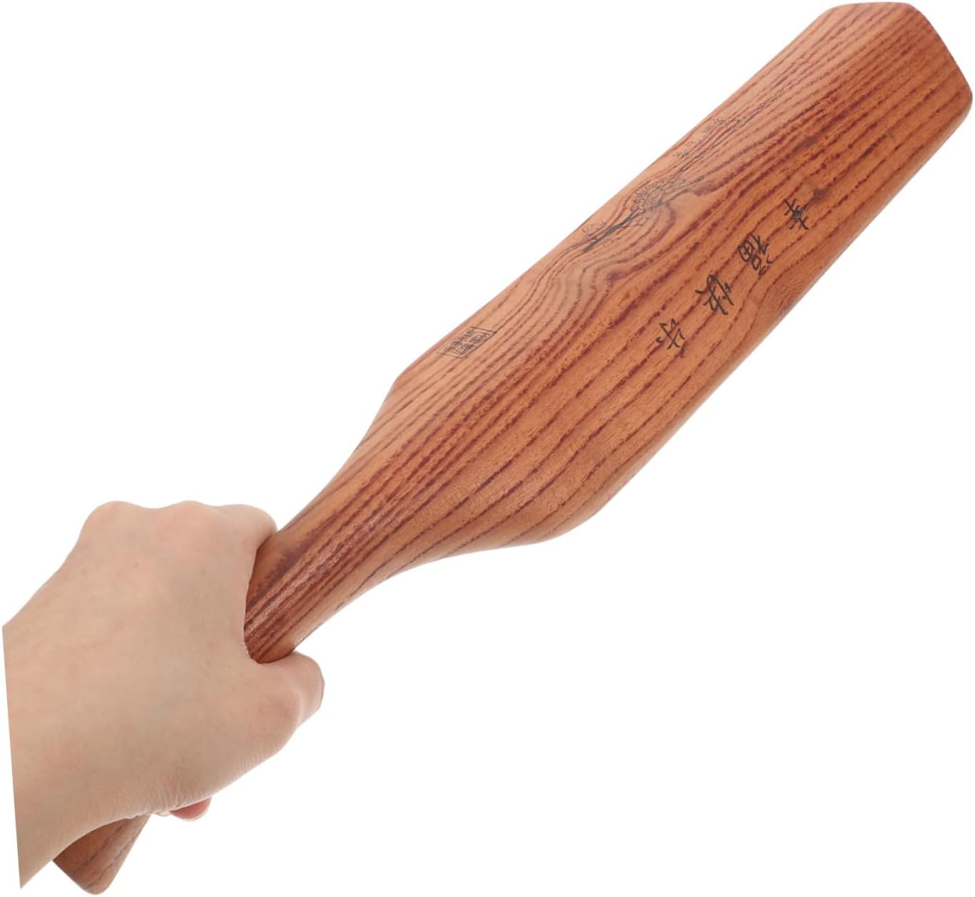 Laundry Mallet Wooden Milled Hammer Old Fashioned Washboard Tool Hand Washing Clothes Paddle Easy to Clean