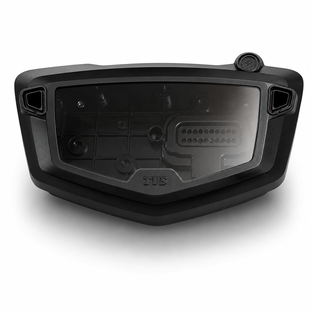 RJVON Speedometer Meter Case Compatible with TVS Apache RTR 160 4V | Meter Upper Case Housing | Premium ABS Instrument Cluster Cover | Durable Replacement Speedometer Shell | Black-picture-20