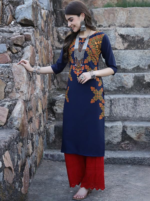 Image of Kurta for Women||Kurta||Casual Kurta|| Women's Kurta||New Fashionable Kurti ||Office Kurta for Women