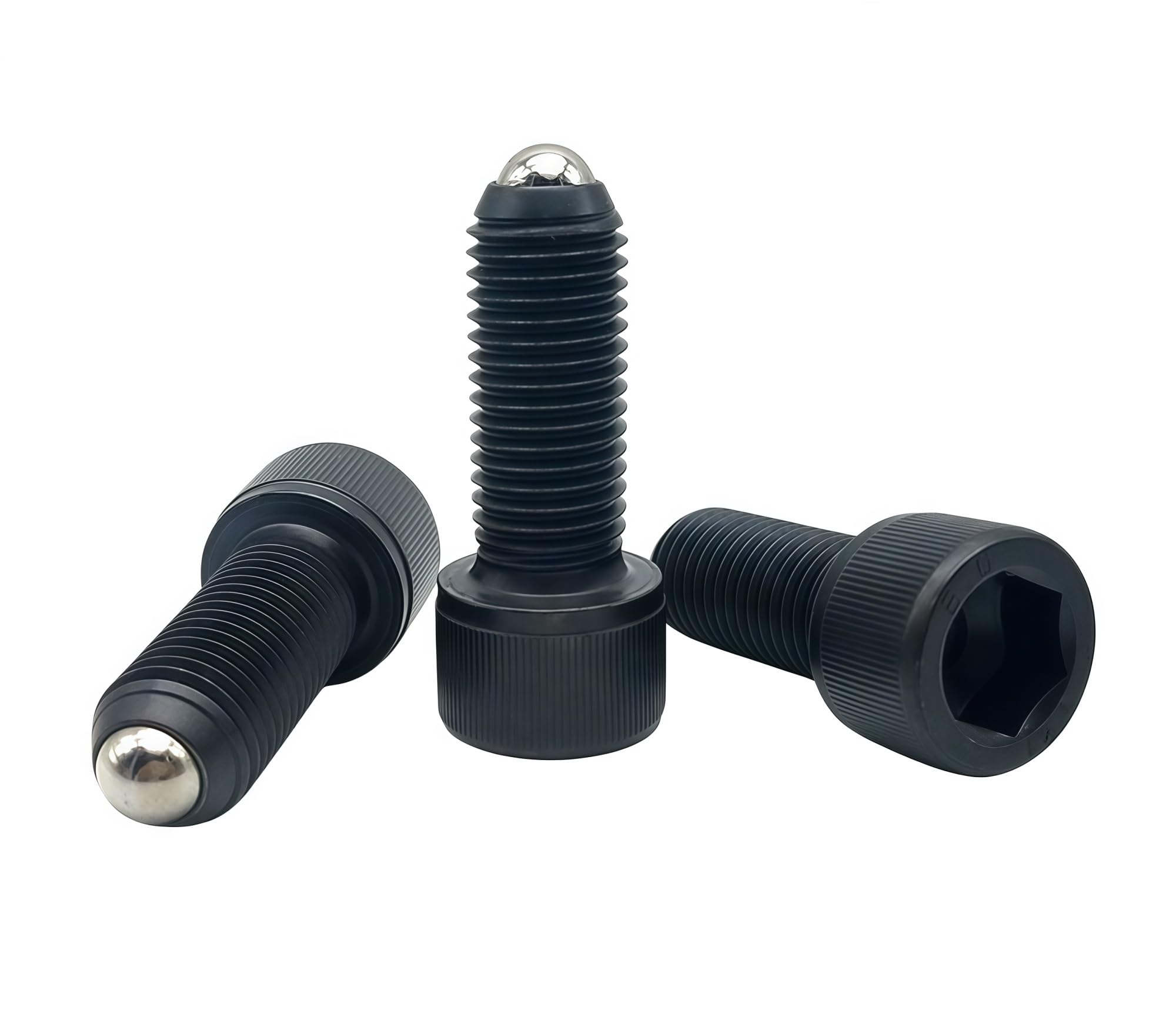 Sechskant-Federkolbenschraube, M4-M12 Kugelkopf-Stellschrauben legiertem Stahl A059 for die Positionierung und Verriegelung von Maschinenvorrichtungen(M5x35-30 pieces)