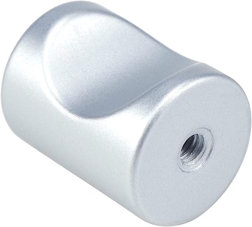 Vista 9 de T Tulead Tiradores cilíndricos de aleación de aluminio para cajones, pomos de armario, mango cilíndrico moderno para gabinete, aparador con Negro