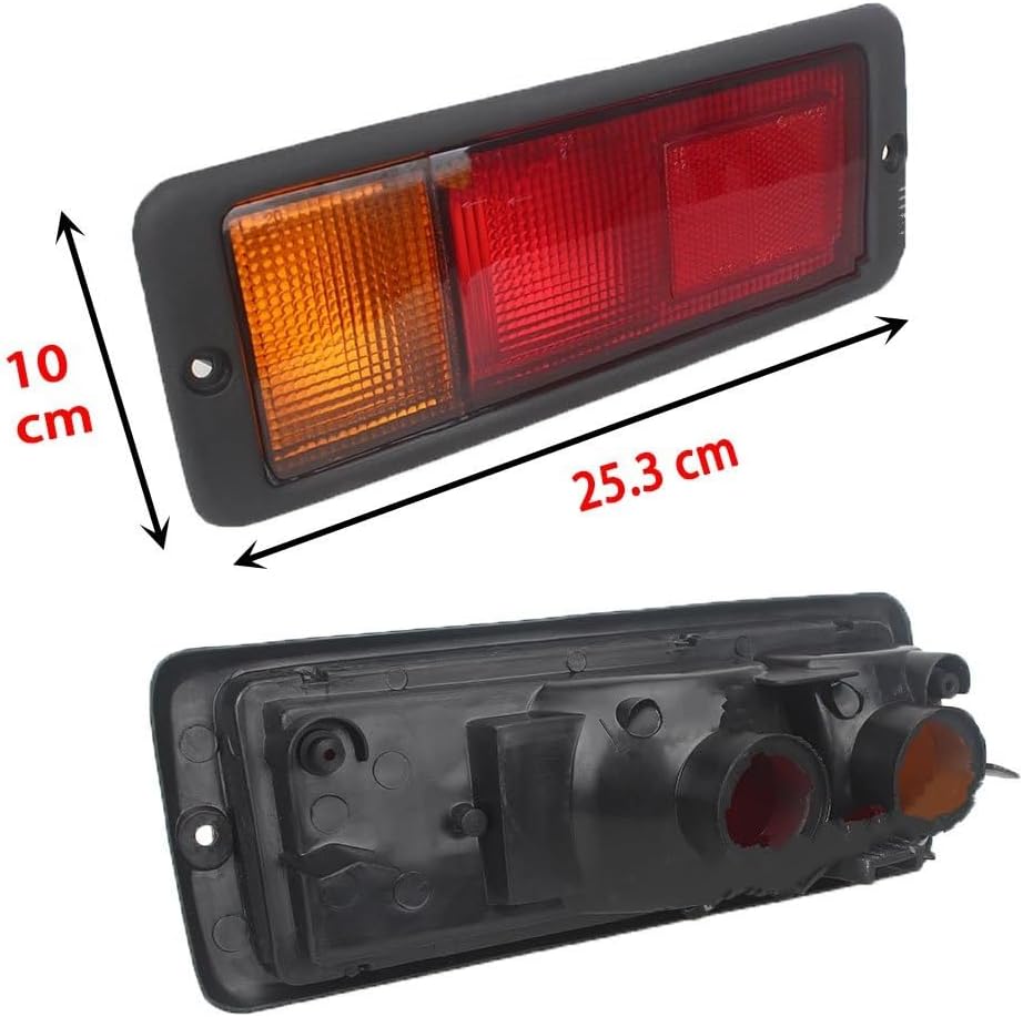 Rear Tail Bumper Light Stop Brake Signal Lamp Cover for Mitsubishi for Pajero for Montero 1992-1999 Mb124963 Mb124964 214-1946L-Ue