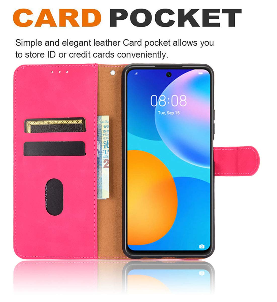 BOCTECH Cover per Honor X6 / Honor 70 Lite/Honor X8 5G, Custodia a Libro Portafoglio in