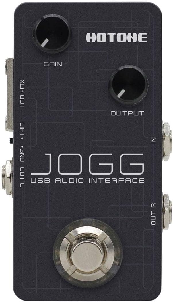 Hotone Jogg USB Audio Interface Pedal - Top Panel Controls