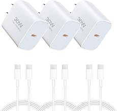 i Phone 17 16 Fast Charger,USB Charging Block,Type C Power Adapter | Type C Power Adapter with C to c Cable, Suitable for iPhone iPhone 17/17 Air/17 Pro Max/16/15 【3 Pack】