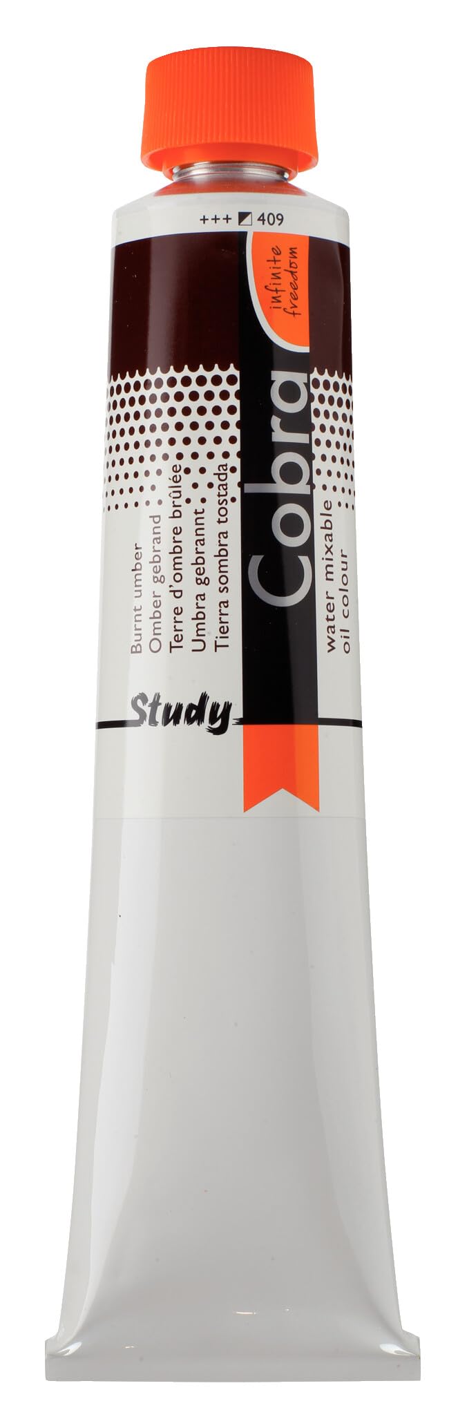 Cobra Study Oil Colour Tube 200 ml Burnt Umber 409