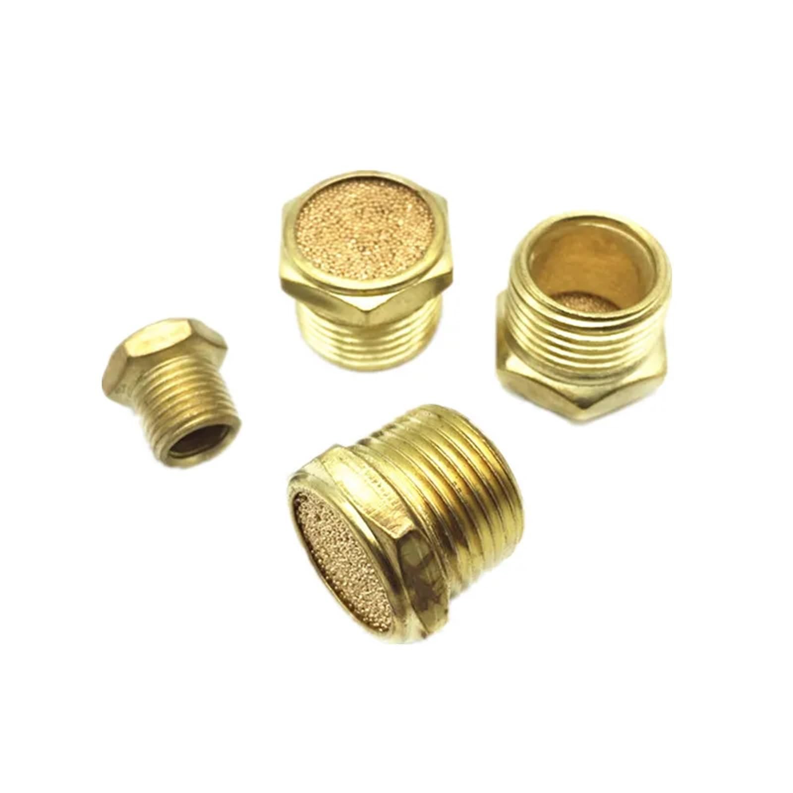 10 TEILE/LOS pneumatische schalldämpfer pneumatische armaturen 1/8 "1/4" 3/8 "1/2"(BSL,3/8")