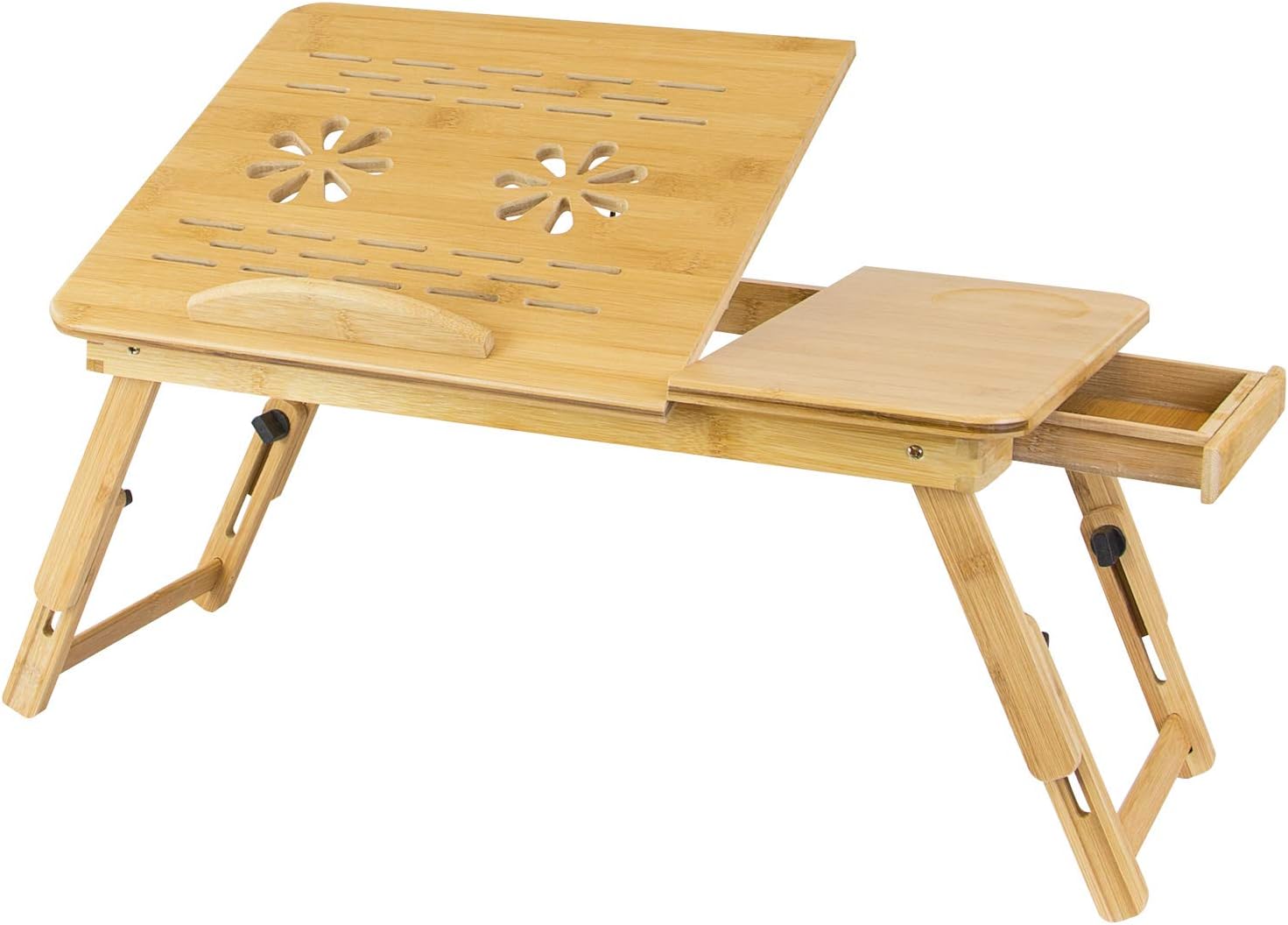 Crazy Deals Mount-It! Laptop Bed Tray with Tilting Top and Pullout Storage Drawer | Adjustable Breakfast Table with Foldable Design | Eco-Friendly, Natural Bamboo Laptop Tray (MI-7212) Flash Deals - 50% OFF Mount-It! Laptop Bed Tray with Tilting Top and Pullout Storage Drawer | Adjustable Breakfast Table with Foldable Design | Eco-Friendly, Natural Bamboo Laptop Tray (MI-7212)