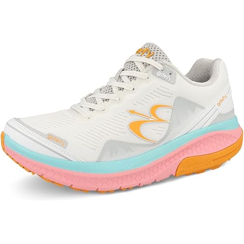 G-DEFY Mighty Walk Women’s Orthopedic Walking Shoe | VersoShock Technology for Pain Associated with Running | Prolonged Standing | Arch Support | Diabetic Shoes | Wide Shoes | Free Custom Orthotic