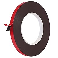 Vista 1 de Cinta de doble cara, cinta de montaje resistente, 33 pies x 0.4 pulgadas, cinta adhesiva de espuma de calidad 3M para decoración de automóviles