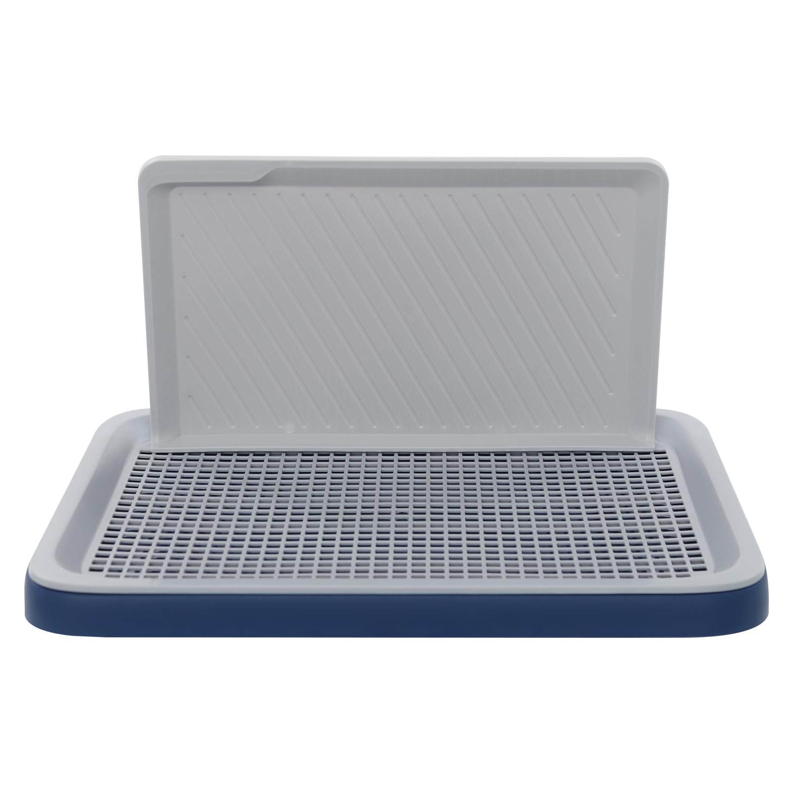 ROMYIX Dog Toilet Tray with Pee Post,19.88" x 15.35"
