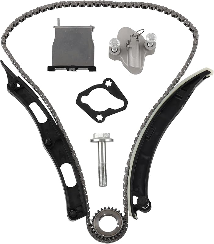 Kit de corrente de distribuição do motor Gledewen com engrenagem para Buick Encore, Chevrolet Cruze, Equinox, Malibu e GMC Terrain 1.4L/1.5L – 8 peças