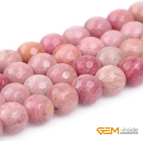 Miniatura 85 de GEM-Inside Red Orange Carnelian Gemstone Loose Beads Natural Energy Power Beads for Jewelry Making Round Faceted 8mm 15
