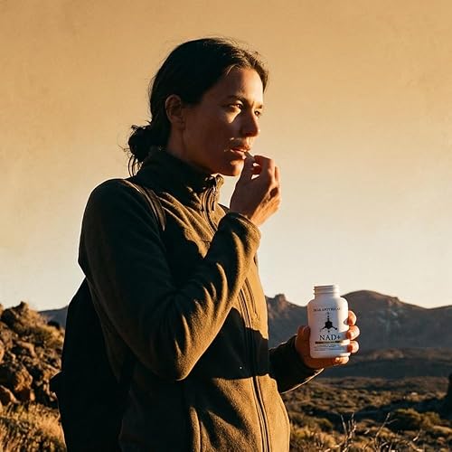 Miniatura 4 de Dear Apothecary Fórmula de longevidad NAD+ - 500 mg de ribósido de nicotinamida con trans-resveratrol y quercetina - Apoya la energía celular, el