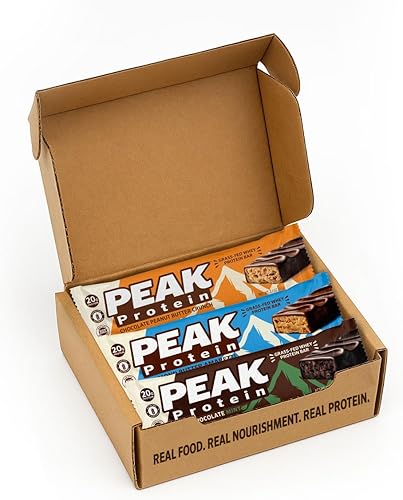 Miniatura 3 de Peak Protein Barras (chocolate y mantequilla de maní crujiente)