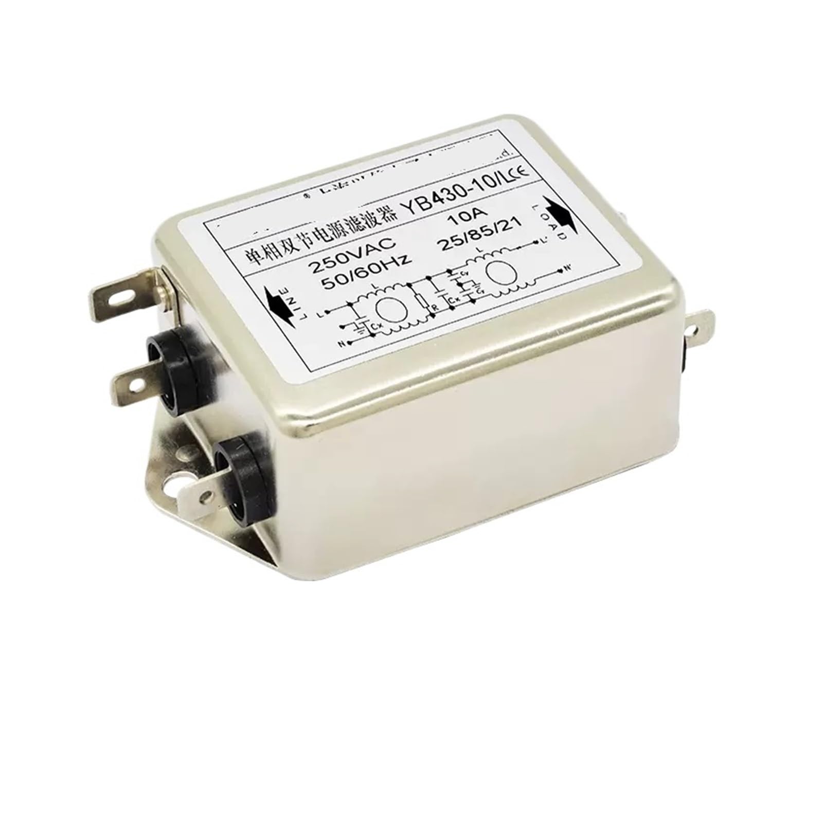 Filtro de potencia YB430-10A/L purificador de corriente 220V