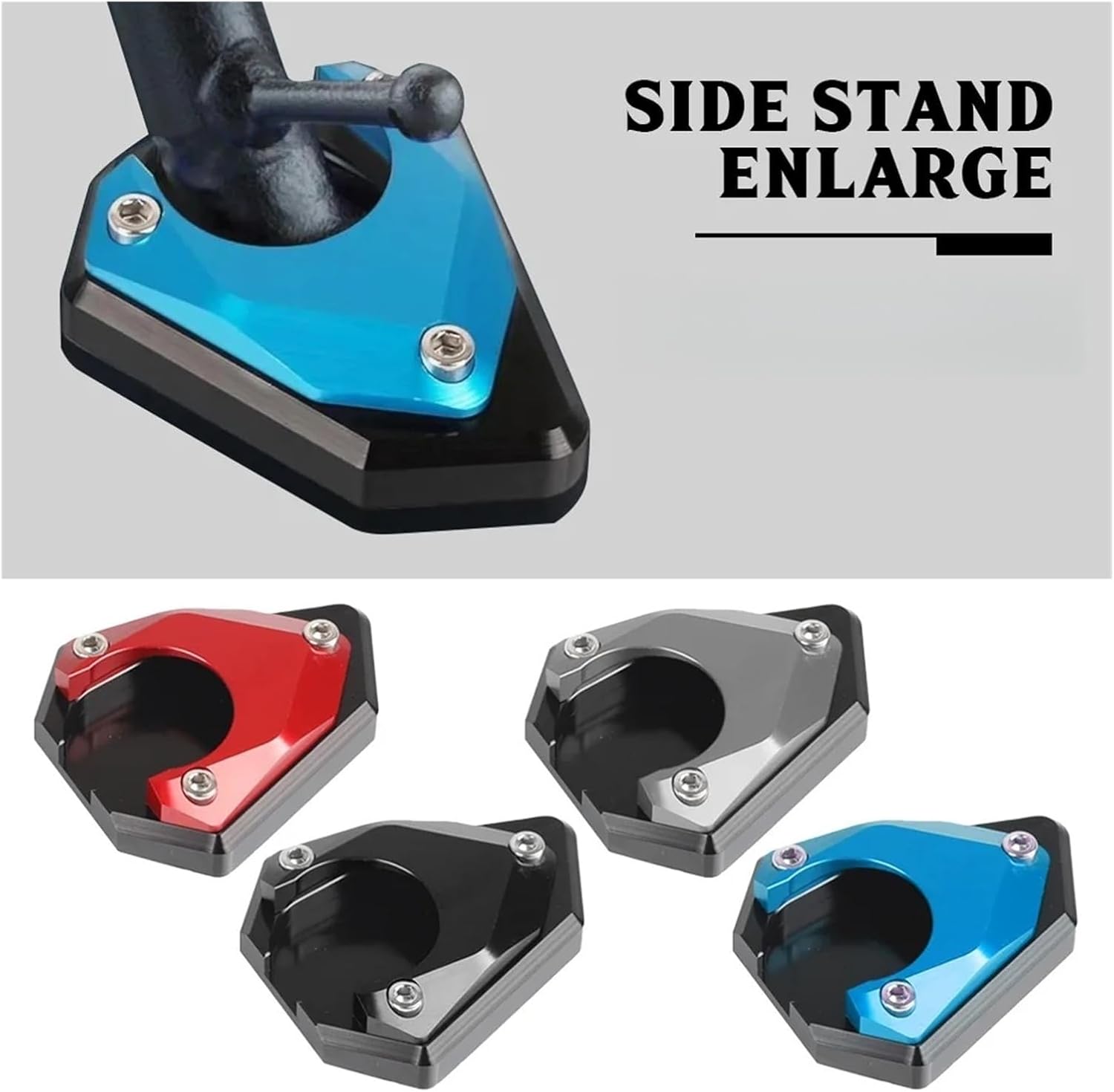 Motorcycle Kickstand Enlarge Plate FOR CF&MOTO 400NK 650NK 400GT 650GT 2020-2023 Side Stand Pad Plate Kickstand Enlarger Support Enlarged Base