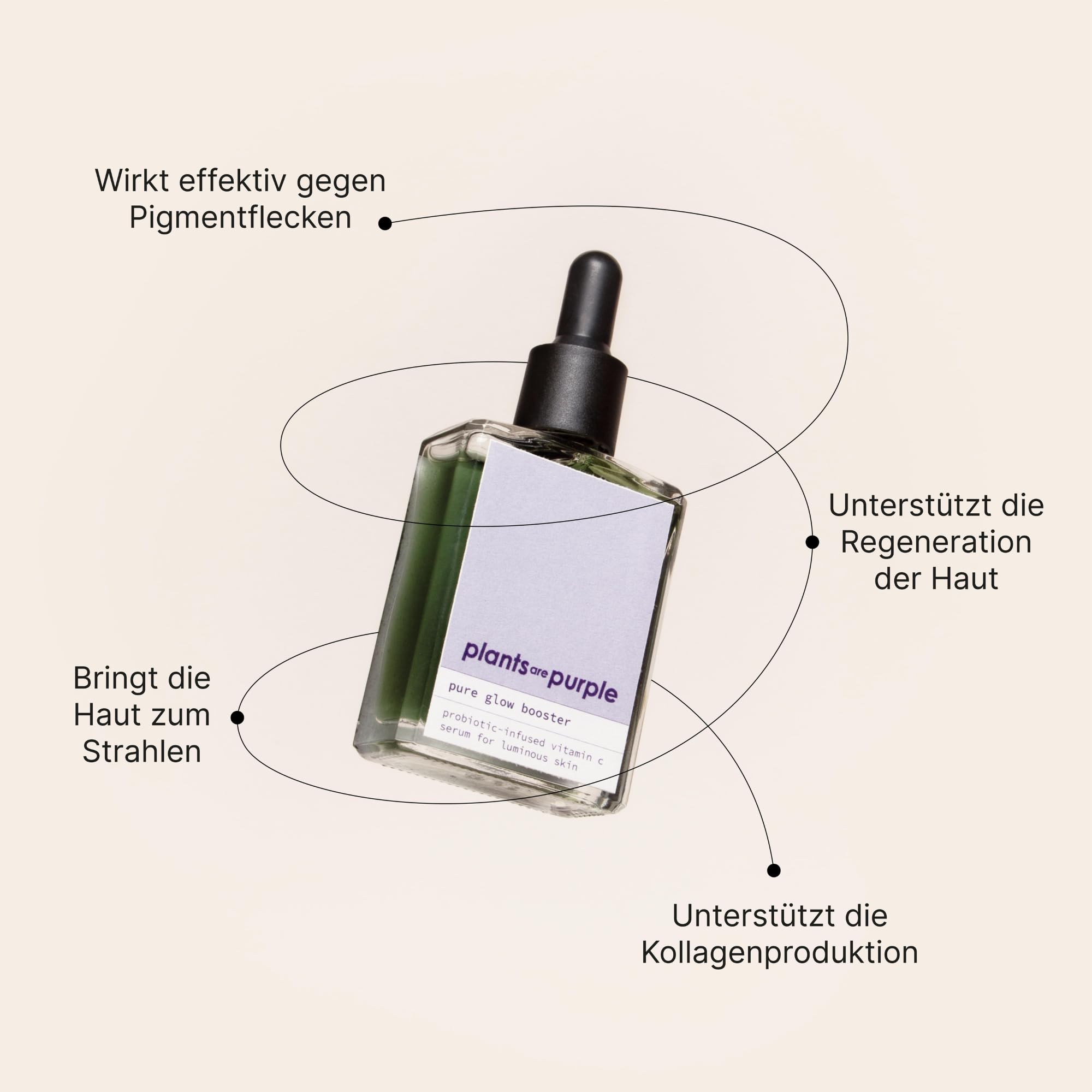Pure Glow Booster Probiotico 20% Vitamina C Siero per pelle radiosa, 30 ml