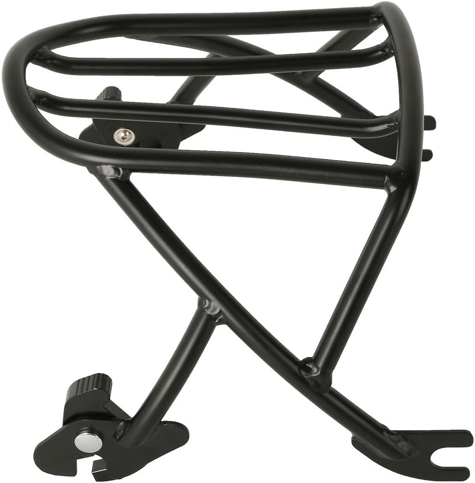 TCMT Black Solo Detachable Luggage Rack Fits For Harley Sportster 1200 Iron 883 2004-2022