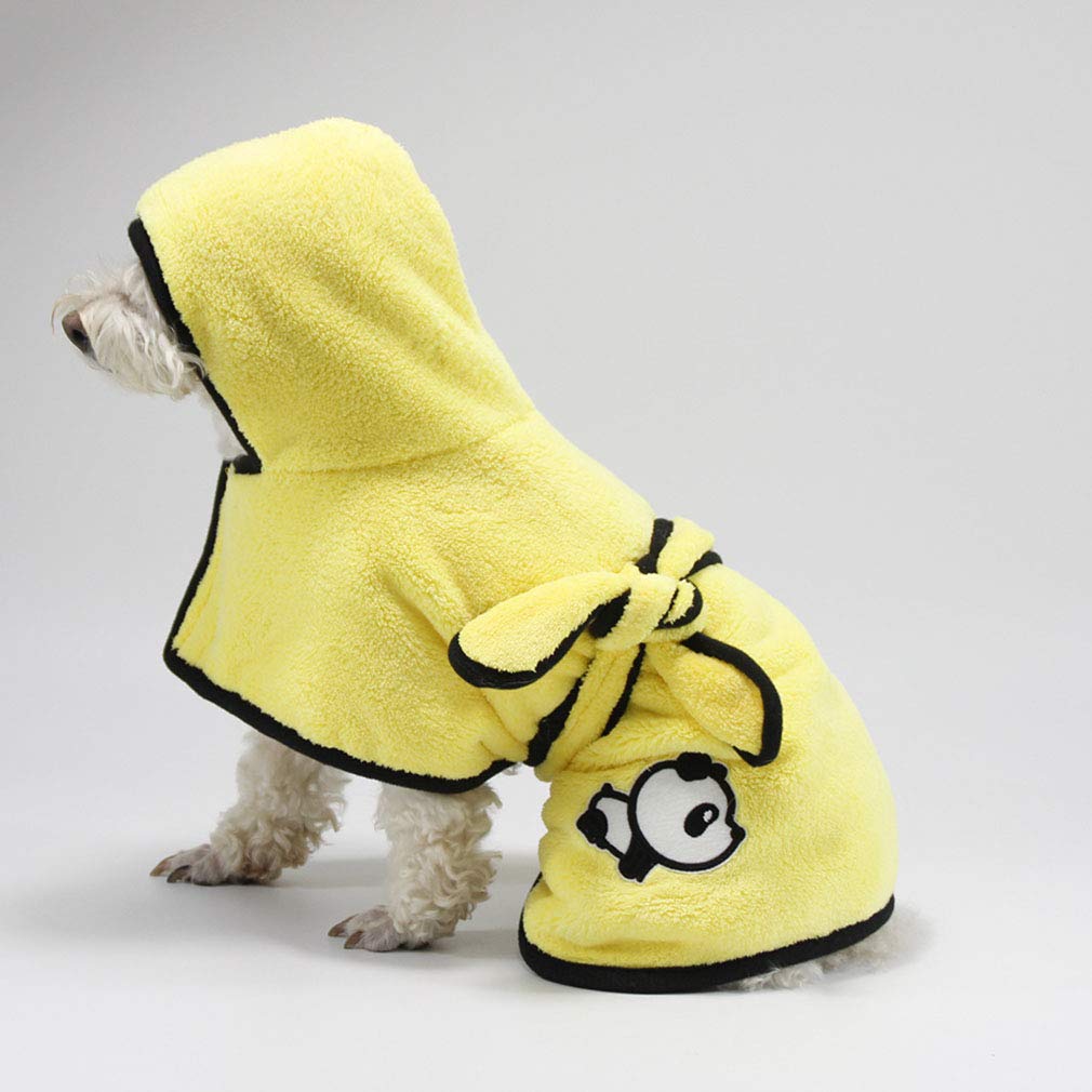 Séchage Rapide Super Absorbant Pet Chien Chat Bain Robe Serviette, Chien Peignoir Serviette en Microfibre - 40 * 57cm