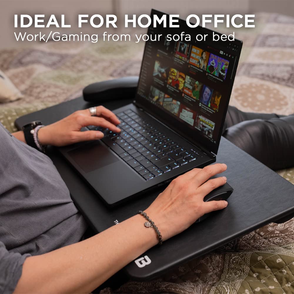THE G-LAB K-Board Cadmium Laptopablage mit XXL-Kissen, Ideal für Home Office/Gam