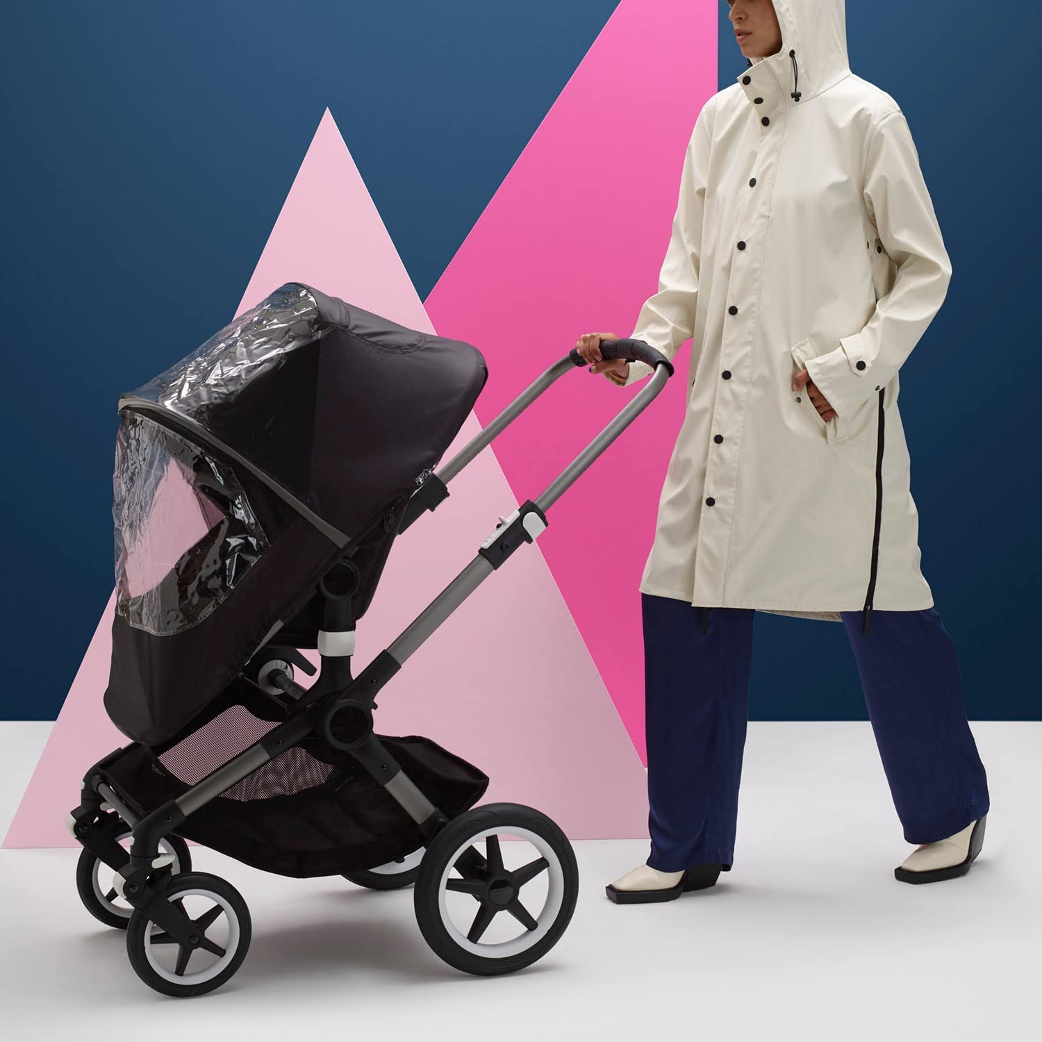 Bugaboo Fox Cameleon Regenabdeckung Schwarz