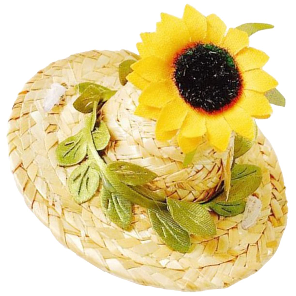 VICASKY Sunflower Pet Hat for Dogs and Cats Lightweight Woven Costume Accessory for Parties Birthdays and Everyday Wear Present for Pets