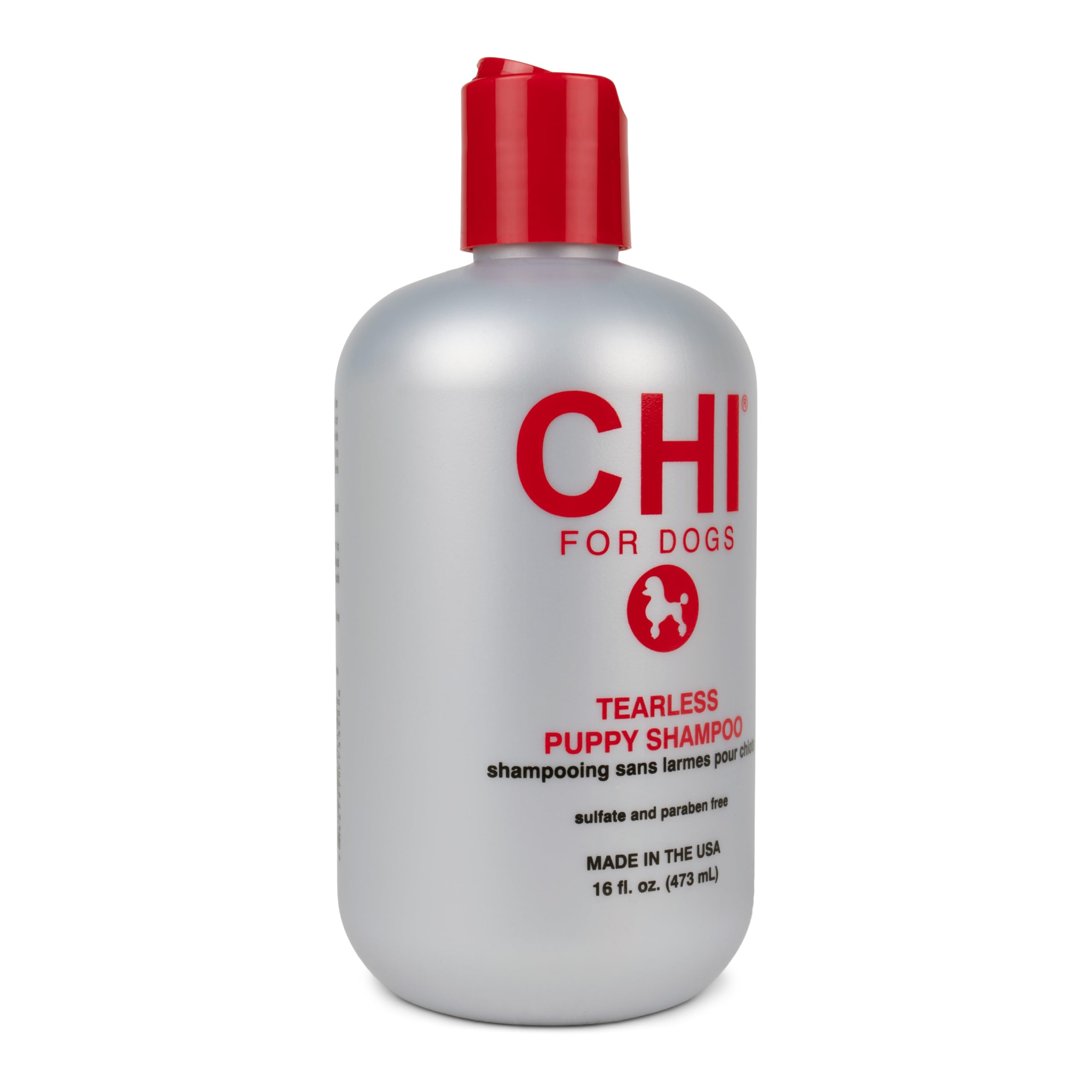 CHI for Dogs Tearless Puppy Shampoo with Silk Protein, Gentle Dog Wash for Young Coats, pH Balanced Sulfate and Paraben Free Formula, Puppies 8 Weeks+, Made in the USA, 16 Fl Oz - image 6