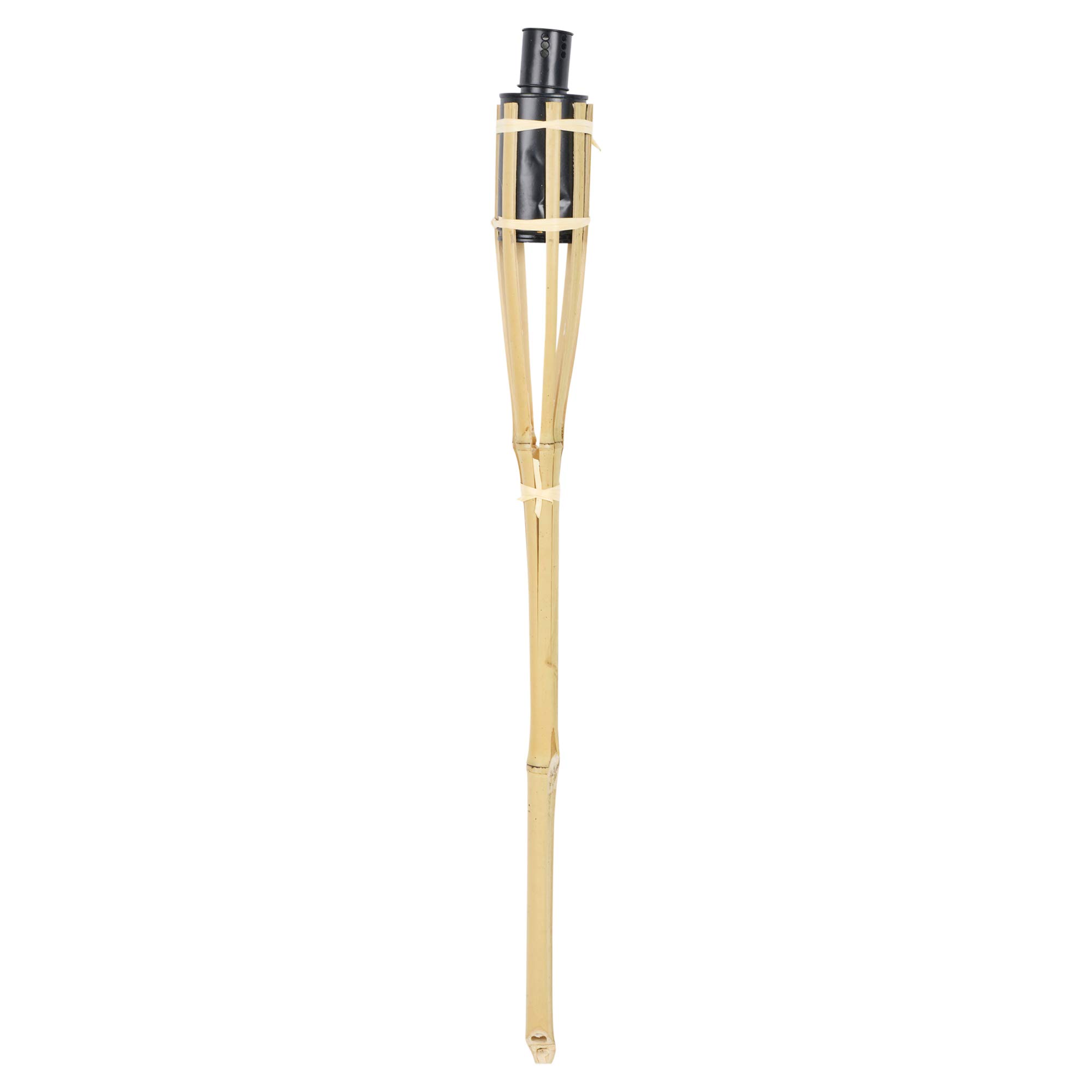 URBNLIVING 2ft 1/2/4 or 6 Bamboo Torch Lantern Garden Oil Paraffin Outdoor Lighting Burner (1)