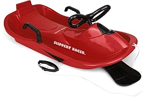 Downhill Derby Kids Steerable Bobsled Snow Sled