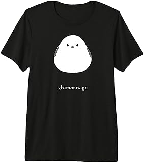 Shimaenaga Long Tailed Tit Snow Fairy Japan Kawaii Bird Premium Tri-Blend T-Shirt