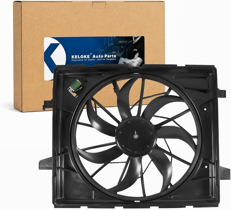 Conjunto de ventoinha do radiador KELOKE para Dodge Durango e Jeep Grand Cherokee – 1 unidade