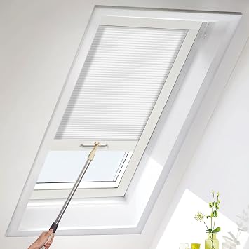 MiLin Skylight Shades Skylight Blinds Cordless Cellular Shades for Windows