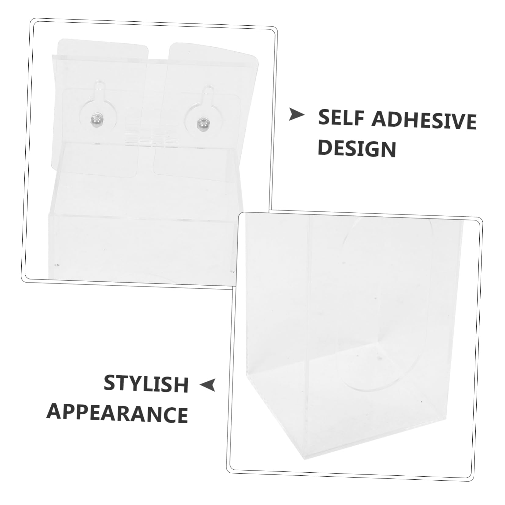 Hemobllo 4piezas Dispensador De Guantes Desechables De Pared Con Organizador De Guantes y De Almacenamiento Práctica y Resistente y