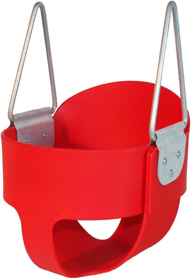 High Back Full Bucket Toddler Infant Swing Seat - Seat Only - Red