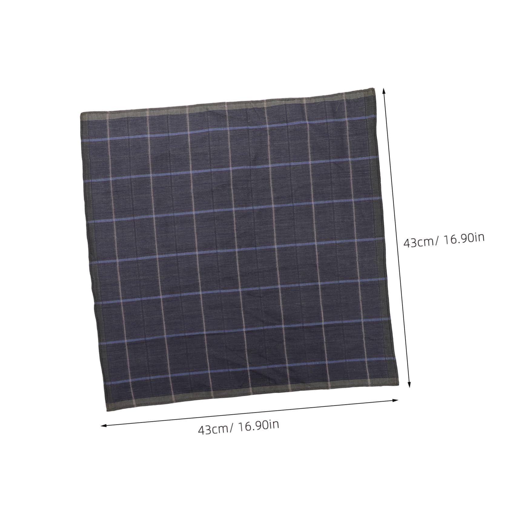 TINEASUR Men's Cotton Handkerchiefs 3pcs Set Vintage Pattern Soft Absorbent Great for Wedding Business or Casual Use