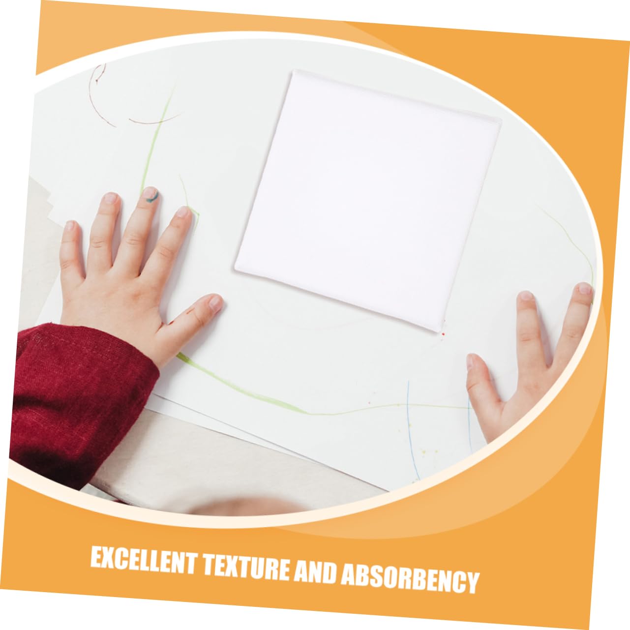 SEWACC 24 Stück Teiliges Mini Kleine Baumwoll Leinwände Leichte Tragbare Malplatten für DIY Kunstprojekte Wiederverwendbar für Zuhause und Reisen