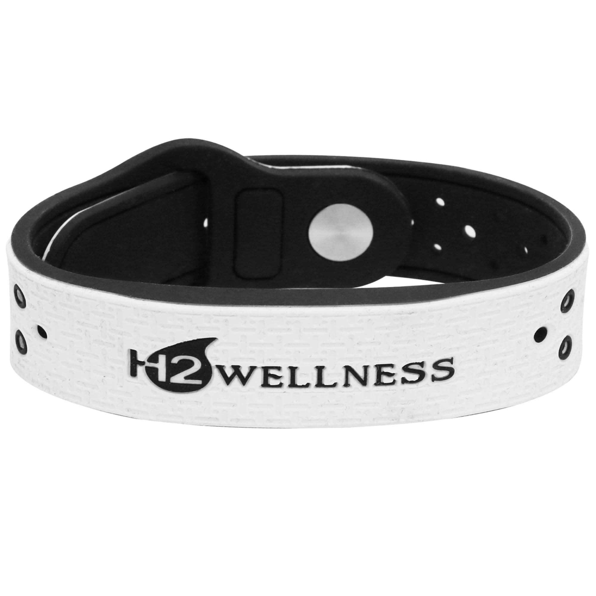 Bracelet thérapeutique magnétique super résistant, imperméable, respirant, confortable, réglable, infusé avec titane et cuivre, Small, Silicone, Aimant