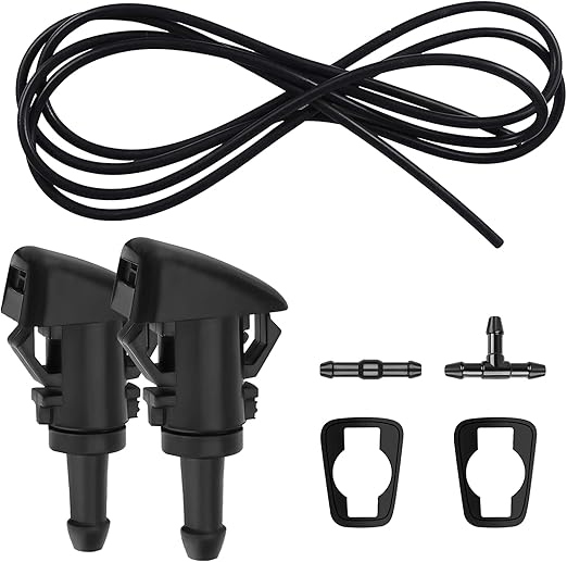 NGHEY Windshield Washer Hose Kit, 4 Eters Windshield Rubber Hose With