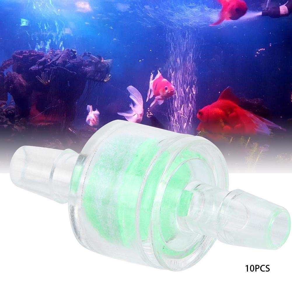 10PCS ABS Green Aquarium Silicone Tube Filter Fish Tanks Hose Cleaning Filtration Aquarium Fish Pond Supplies (8mm) - Image 3