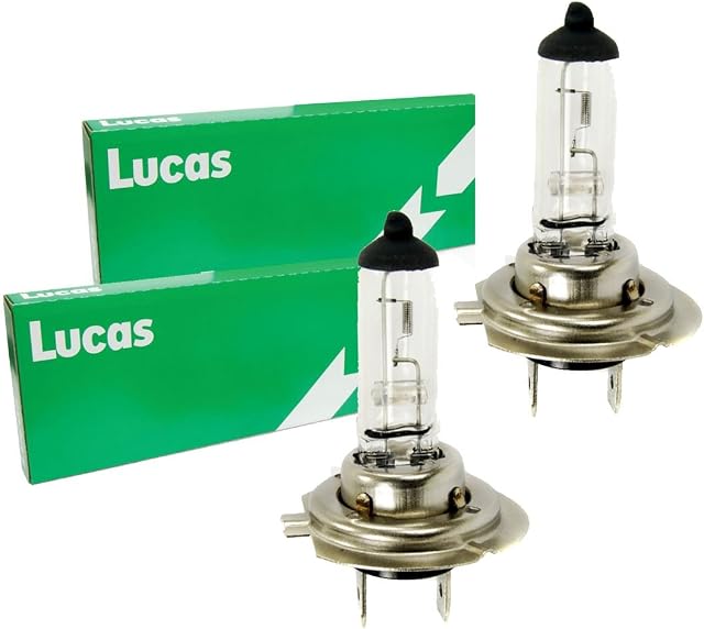 H7 Headlight Bulbs x2 Lucas Fits B-Max C-Max Fiesta Focus Galaxy Mondeo