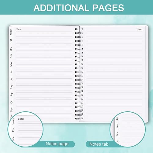 Miniatura 6 de Libro de citas 2024  Libro de citas semanal de 7 x 10 pulgadas 2024 de enero de 2024 a diciembre de 2024, tapa flexible, planificador de
